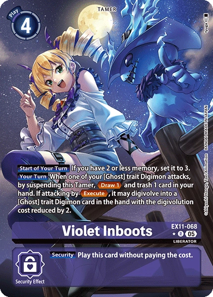 Violet Inboots EX11-068 (Alternate Art)