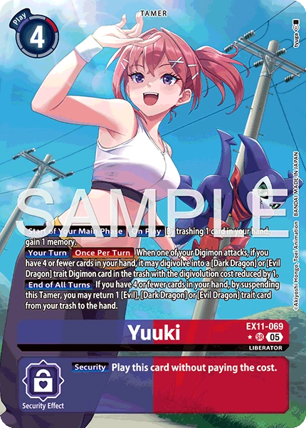 Yuuki EX11-069 (Alternate Art)