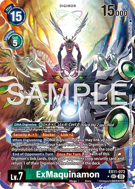 ExMaquinamon EX11-073 (Alternate Art)