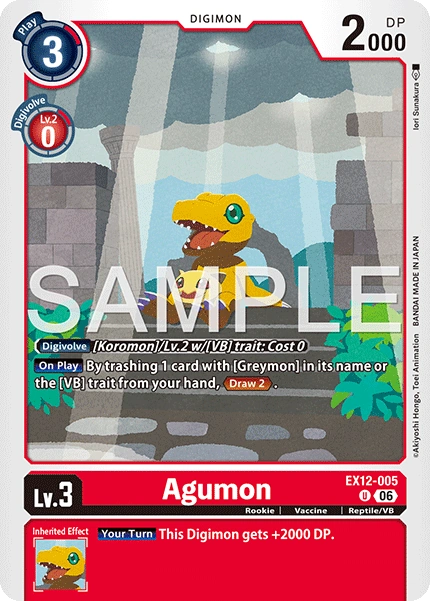 Agumon EX12-005