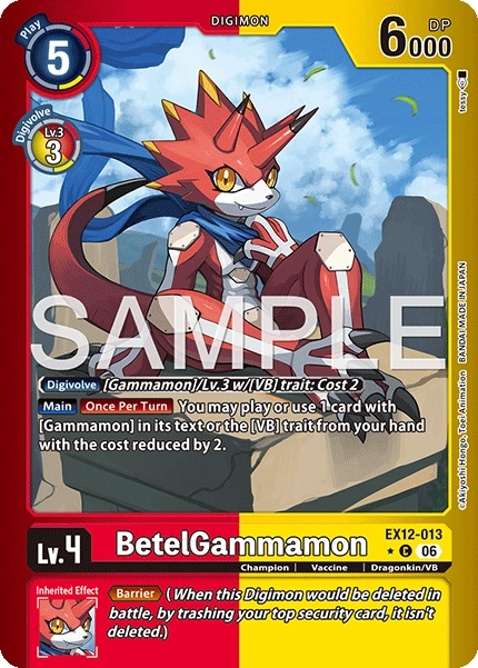 BetelGammamon EX12-013 (Limited Common)