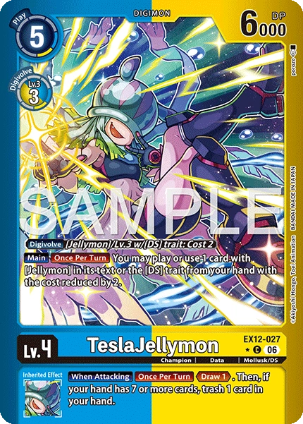 TeslaJellymon EX12-027 (Limited Common)
