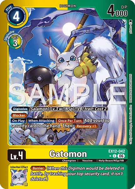 Gatomon EX12-042 (Limited Common)
