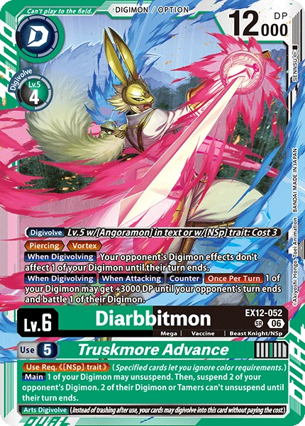 Diarbbitmon/Truskmore Advance EX12-052