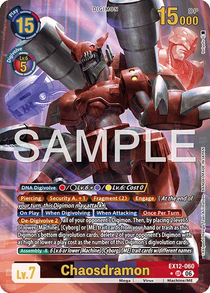 Chaosdramon EX12-060 (Alternate Art)