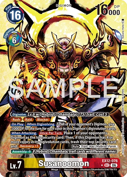 Susanoomon EX12-076 (Alternate Art)