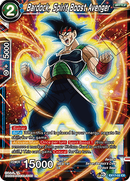 Bardock, Spirit Boost Avenger EX17-02