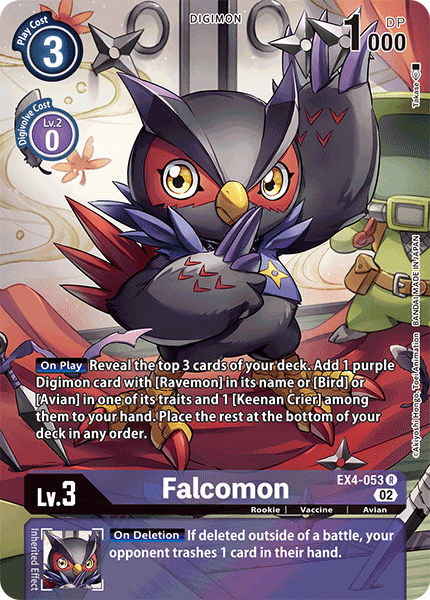 Falcomon EX4-053 (Alternate Art)
