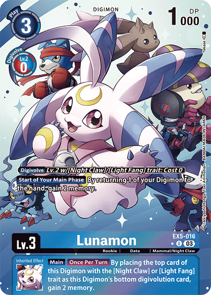 Lunamon EX5-016 (Alternate Art)