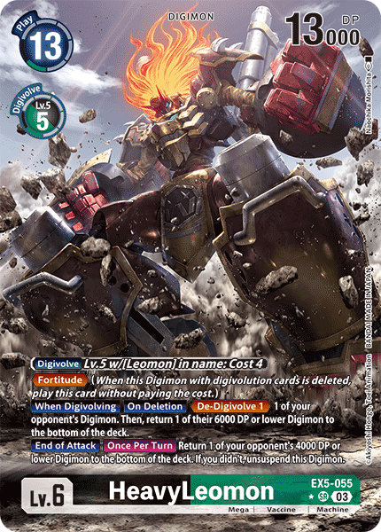 HeavyLeomon EX5-055 (Alternate Art)