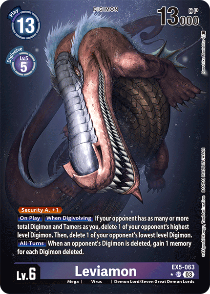 Leviamon EX5-063 (Alternate Art)