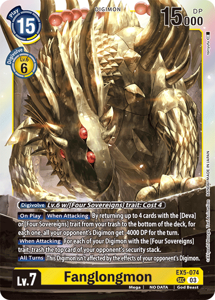 Fanglongmon EX5-074