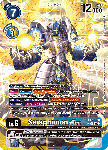 Seraphimon ACE EX6-028 (Alternate Art)