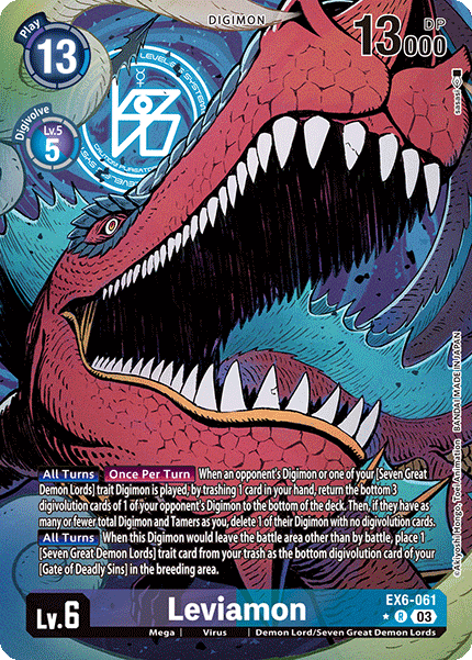 Leviamon EX6-061 (Alternate Art)