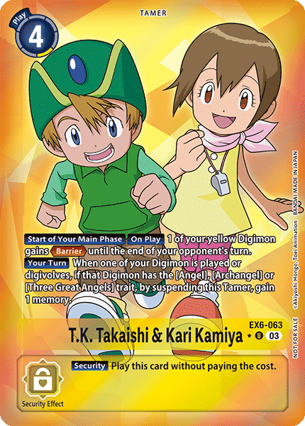 T.K. Takaishi & Kari Kamiya EX6-063 (Alternate Art)
