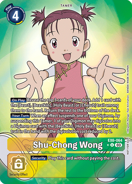 Shu-Chong Wong EX6-064 (Alternate Art)
