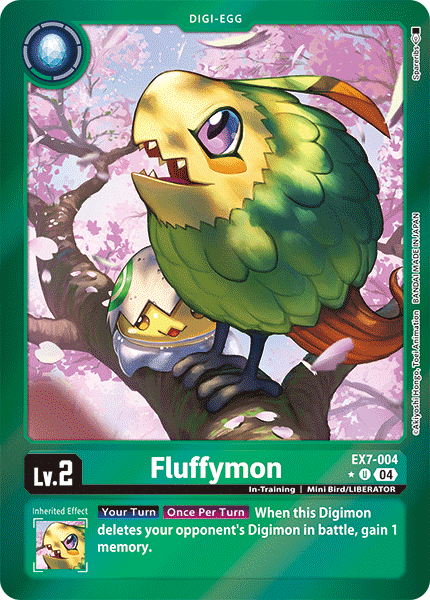 Fluffymon EX07-004 (Limited Uncommon)