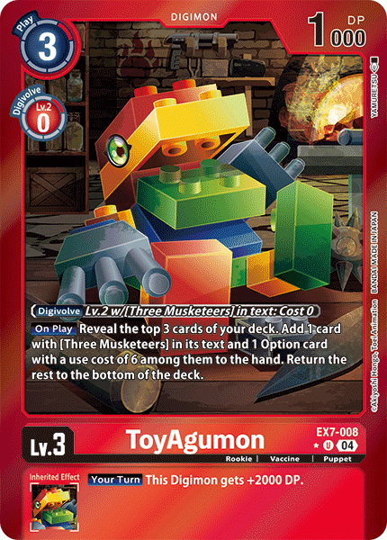 ToyAgumon EX07-008 (Limited Uncommon)