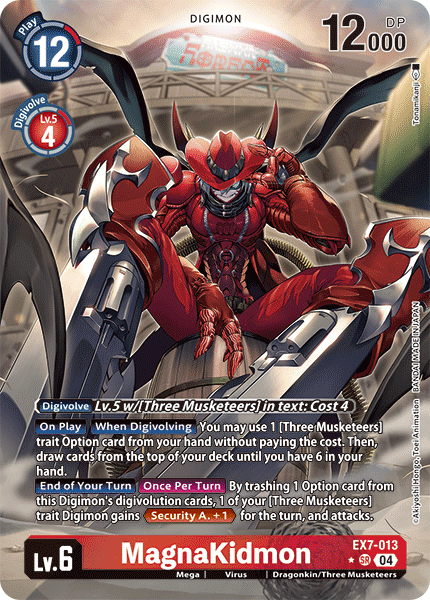 Magnakidmon EX07-013 (Alternate Art)