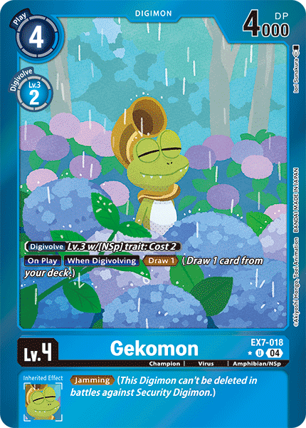Gekomon EX07-018 (Limited Uncommon)