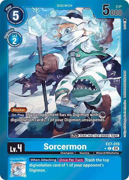 Sorcermon EX07-019 (Limited Common)