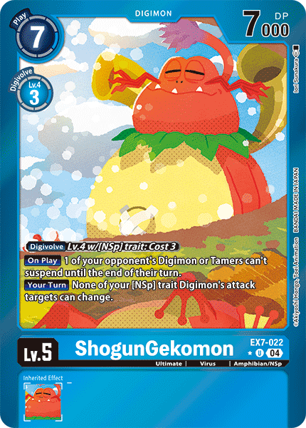ShogunGekomon EX07-022 (Limited Uncommon)