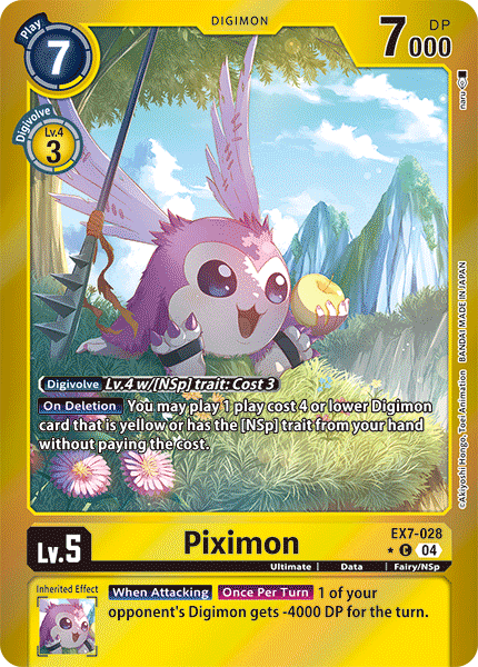 Piximon EX07-028 (Limited Common)
