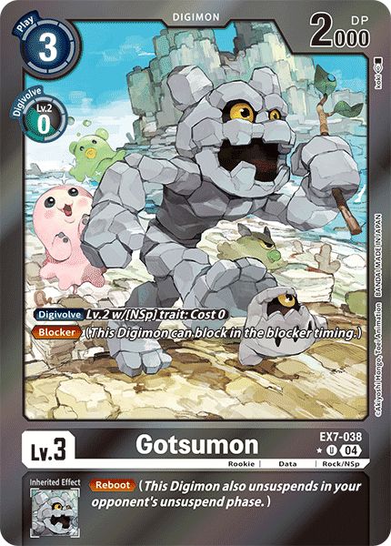 Gotsumon EX07-038 (Limited Uncommon)