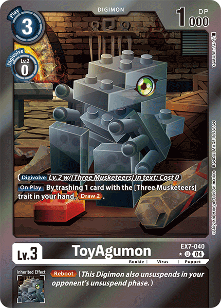 ToyAgumon EX07-040 (Limited Uncommon)