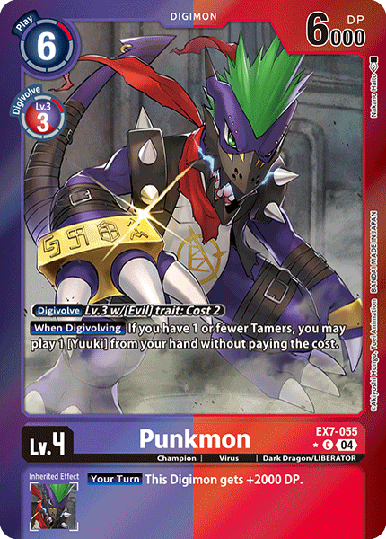 Punkmon EX07-055 (Limited Common)