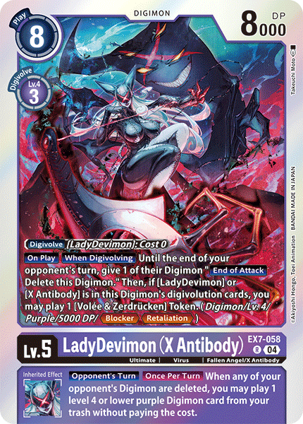LadyDevimon (X Antibody) EX07-058