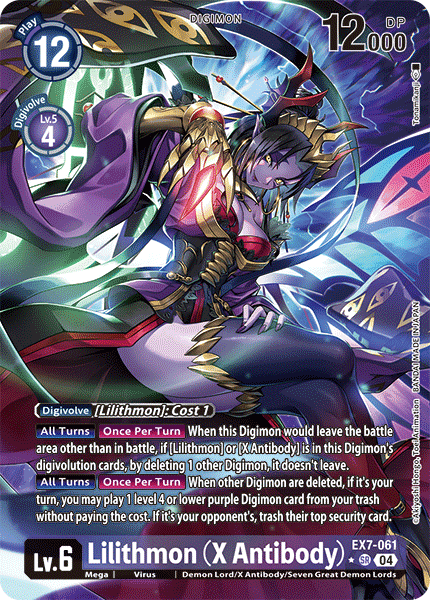 Lilithmon (X Antibody) EX07-061 (Alternate Art)