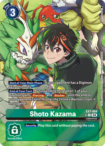 Shoto Kazama EX07-064 (Alternate Art)