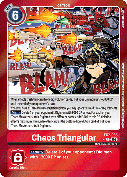 Chaos Trinagular EX07-066 (Limited Uncommon)