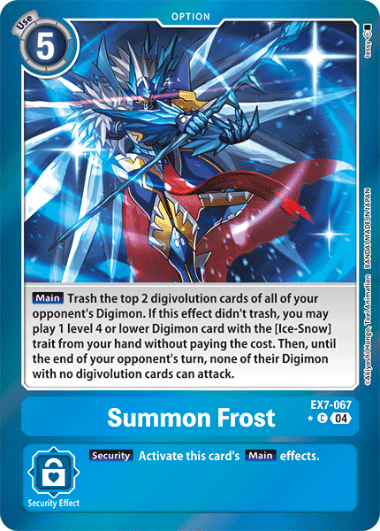 Summon Frost EX07-067 (Limited Common)