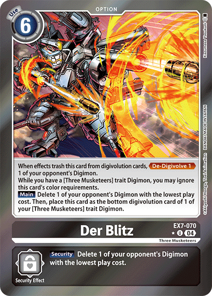 Der Blitz EX07-070 (Limited Uncommon)