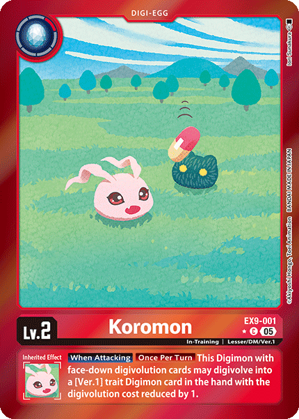 Koromon EX9-001 (Limited Common)