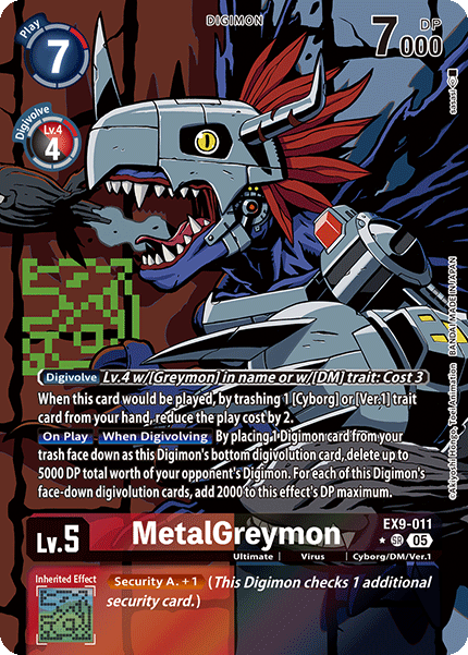 MetalGreymon EX9-011 (Alternate Art)