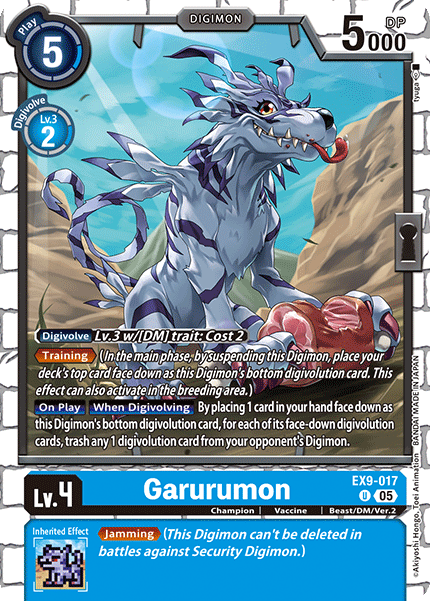 Garurumon EX9-017