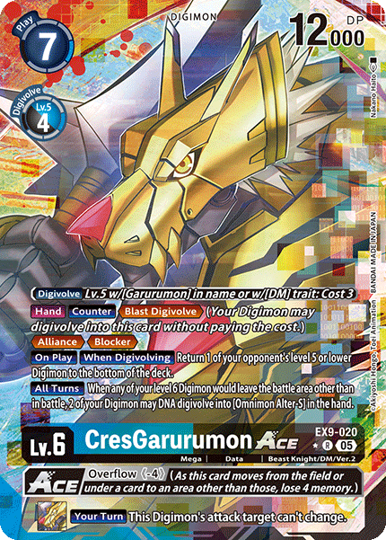 CresGarurumon EX9-020 (Alternate Art)