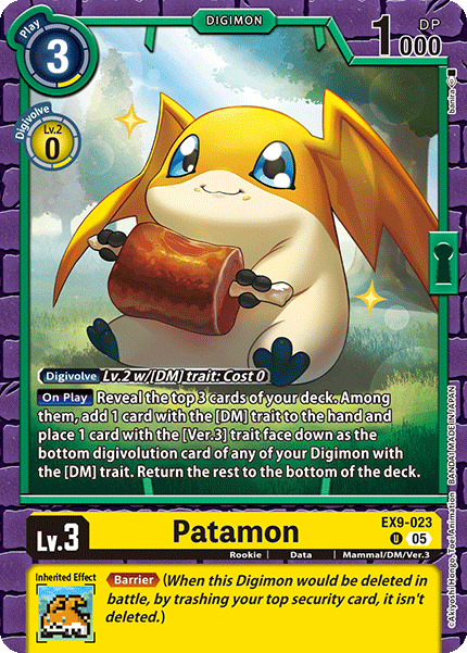 Patamon EX9-023