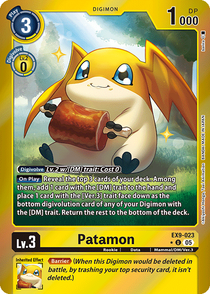 Patamon EX9-023 (Limited Uncommon)