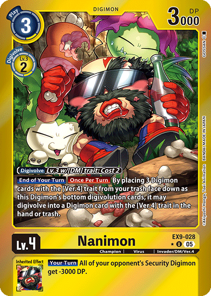 Nanimon EX9-028 (Limited Uncommon)