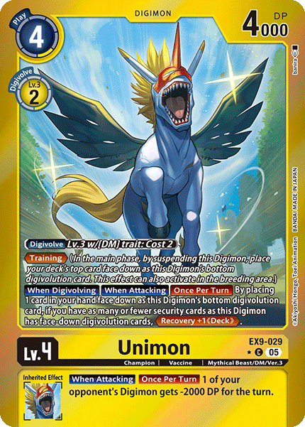 Unimon EX9-029 (Limited Common)