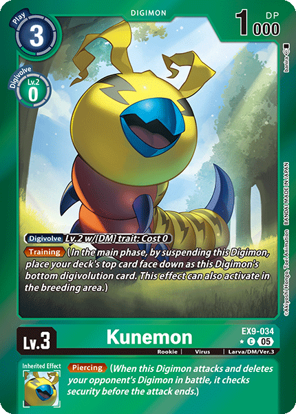 Kunemon EX9-034 (Limited Common)
