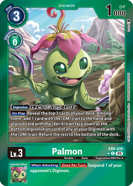 Palmon EX9-035 (Limited Common)