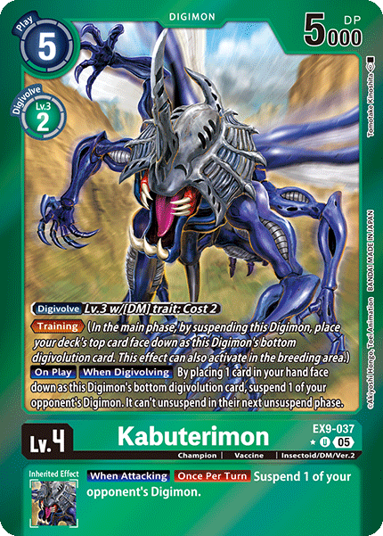 Kabuterimon EX9-037 (Limited Uncommon)