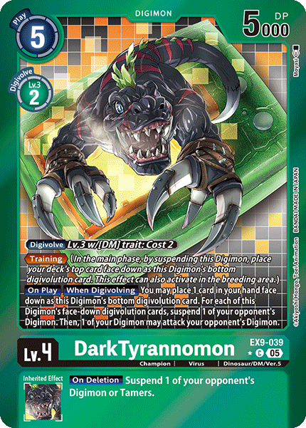 DarkTyrannomon EX9-039 (Limited Common)