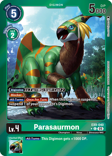 Parasaurmon EX9-040 (Limited Common)