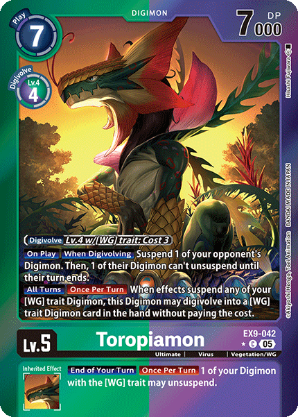 Toropiamon EX9-042 (Limited Common)